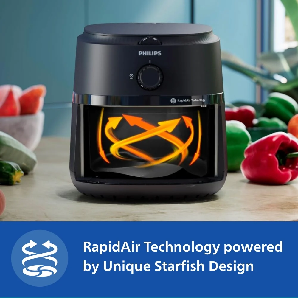 Philips 4.2L Airfryer with Rapid Air Technology - NA120/00 - Image 3