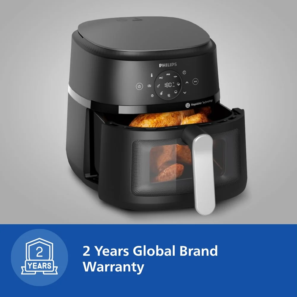 Philips 4.2L Digital Airfryer with Rapid Air Technology  - NA221/00 - Image 5