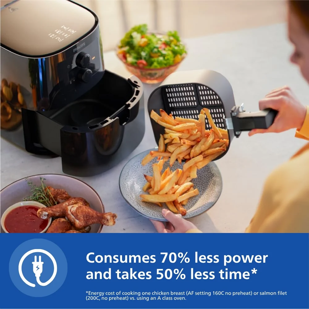 Philips Analog 4.1 Ltr Airfryer with Rapid Air Technology - HD9200/90 - Image 4