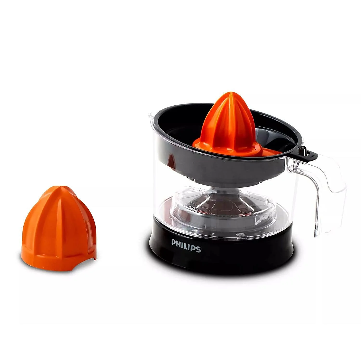 Philips Citrus Press Juicer 25Watt 0.5 Ltr Transparent & Black - HR2788/00 - Image 4