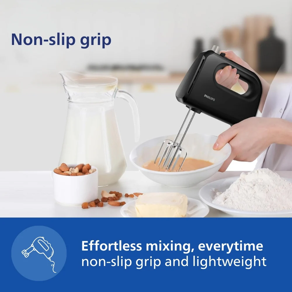 Philips Hand Mixer 300W - HR3705/10 - Image 4