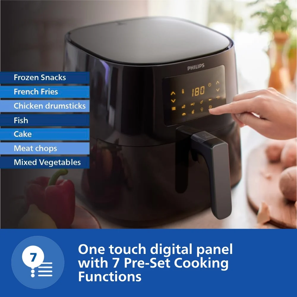 Philips 4.1L Digital Airfryer with Rapid Air Technology - HD9252/90 - Image 4