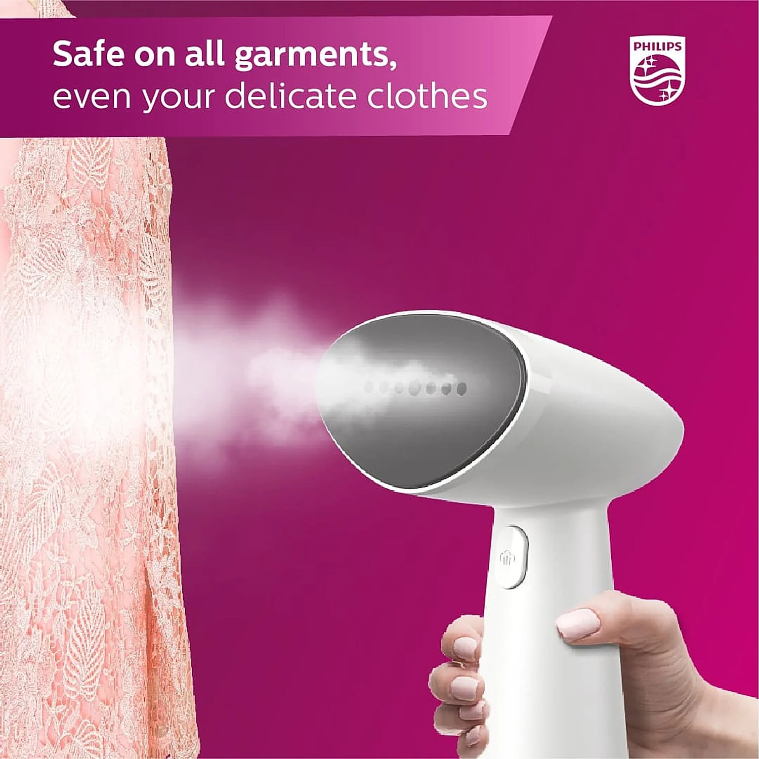 Philips 1000 series Compact Handheld Garment Steamer - STH1010/10 - EMP - Image 6