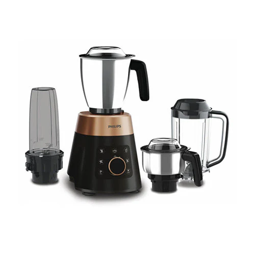 Philips 1000 Watt 4 Jars Black Mixer Grinder with 5 Preset Modes - HL7778/00 - EMP
