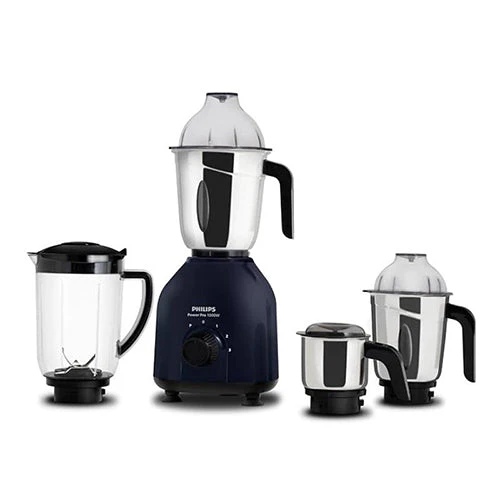 Philips 1000 Watt Mixer Grinder with quick cool ventilation for longer motor life and 4 Jars - HL7714/01 - EMP