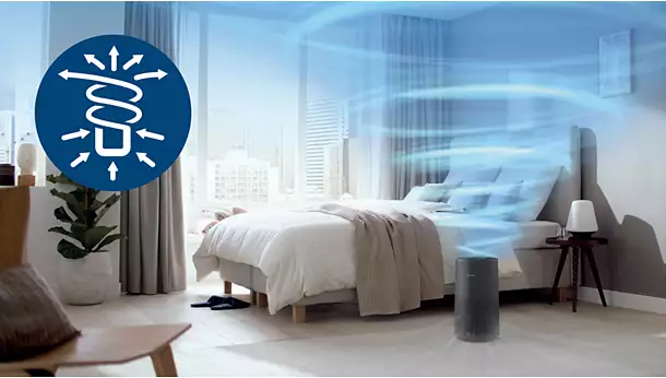 Philips AC1711/61 1000 Series Air Purifier CADRs‚ 300‚³/h (VitaShield) - EMP - Image 6