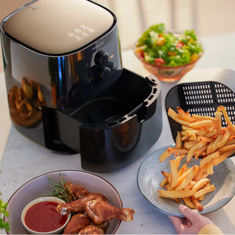Philips Analog 4.1 Ltr Airfryer with Rapid Air Technology - HD9200/90 - EMP - Image 4