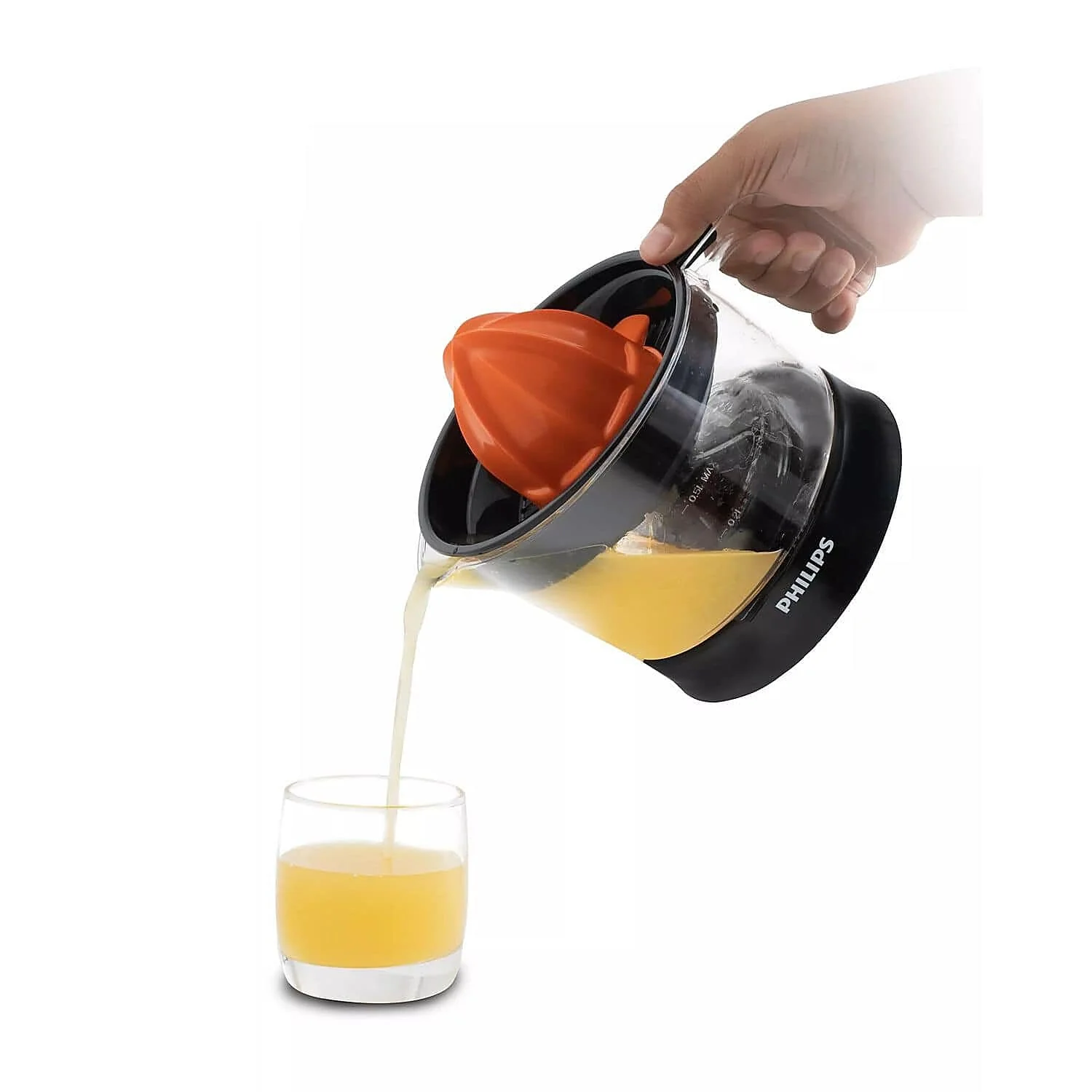 Philips Citrus Press Juicer 25Watt 0.5 Ltr Transparent & Black - HR2788/00 - EMP - Image 2