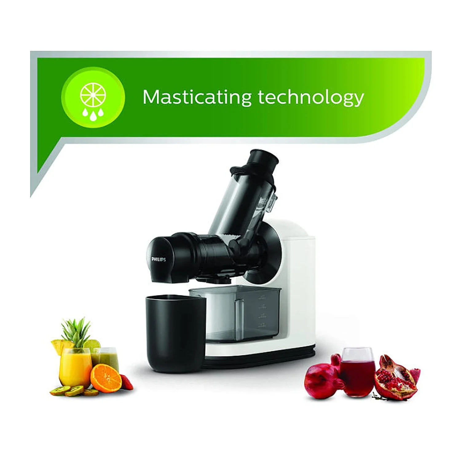Philips Masticating Slow Juicer 150 Watt - HR1887/81 - EMP - Image 5