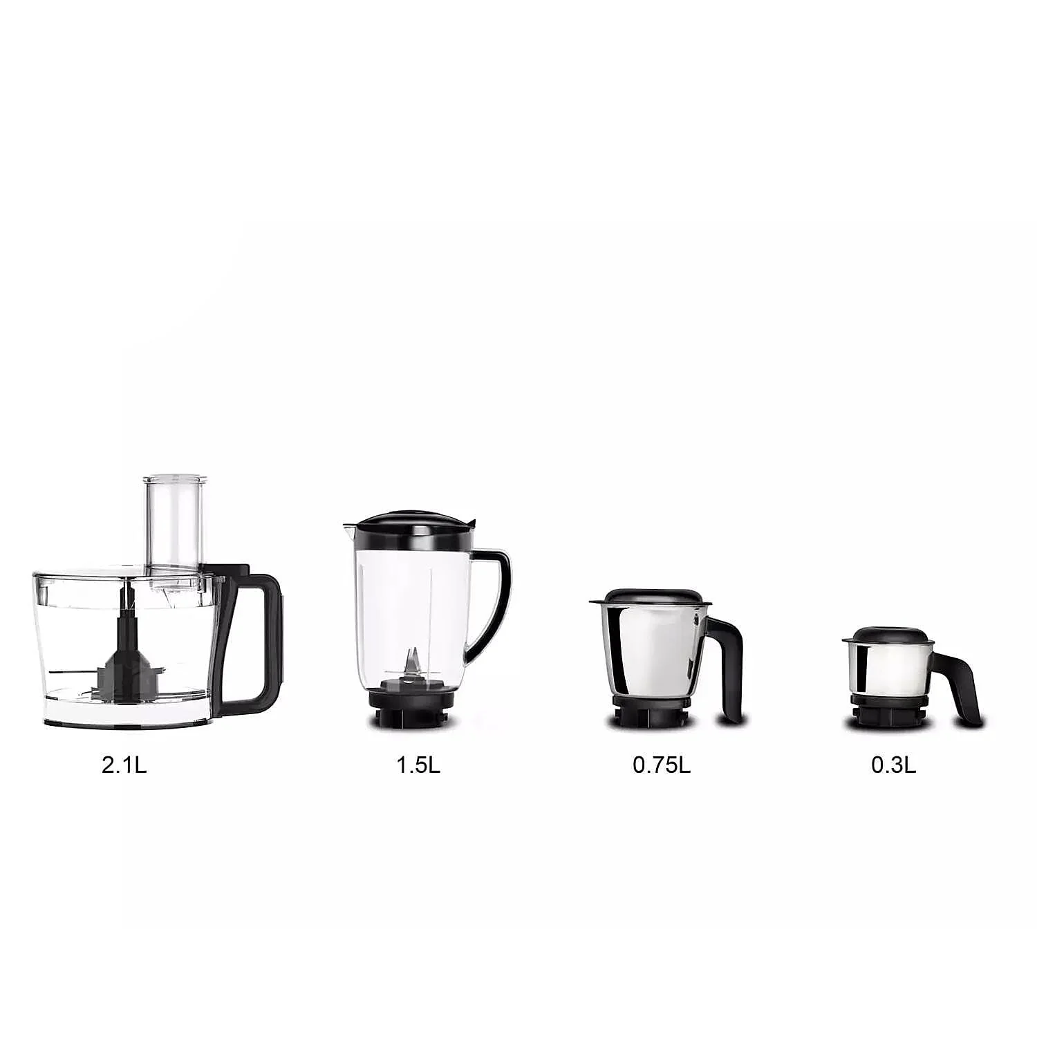 Philips Mixer Grinder with Food Processor Jar 750 Watt White - HL7763/00 - EMP - Image 2