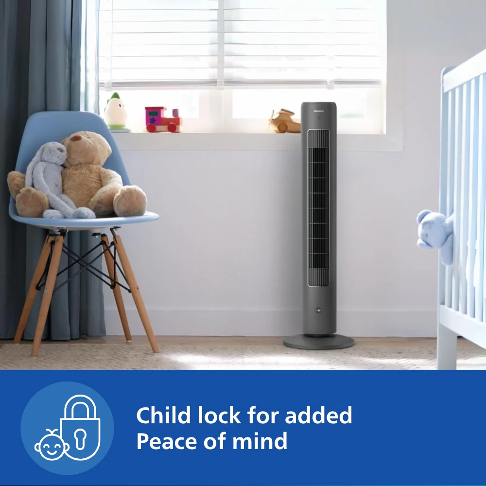Philips Bladeless Tower Fan - CX5535/11 - Image 6
