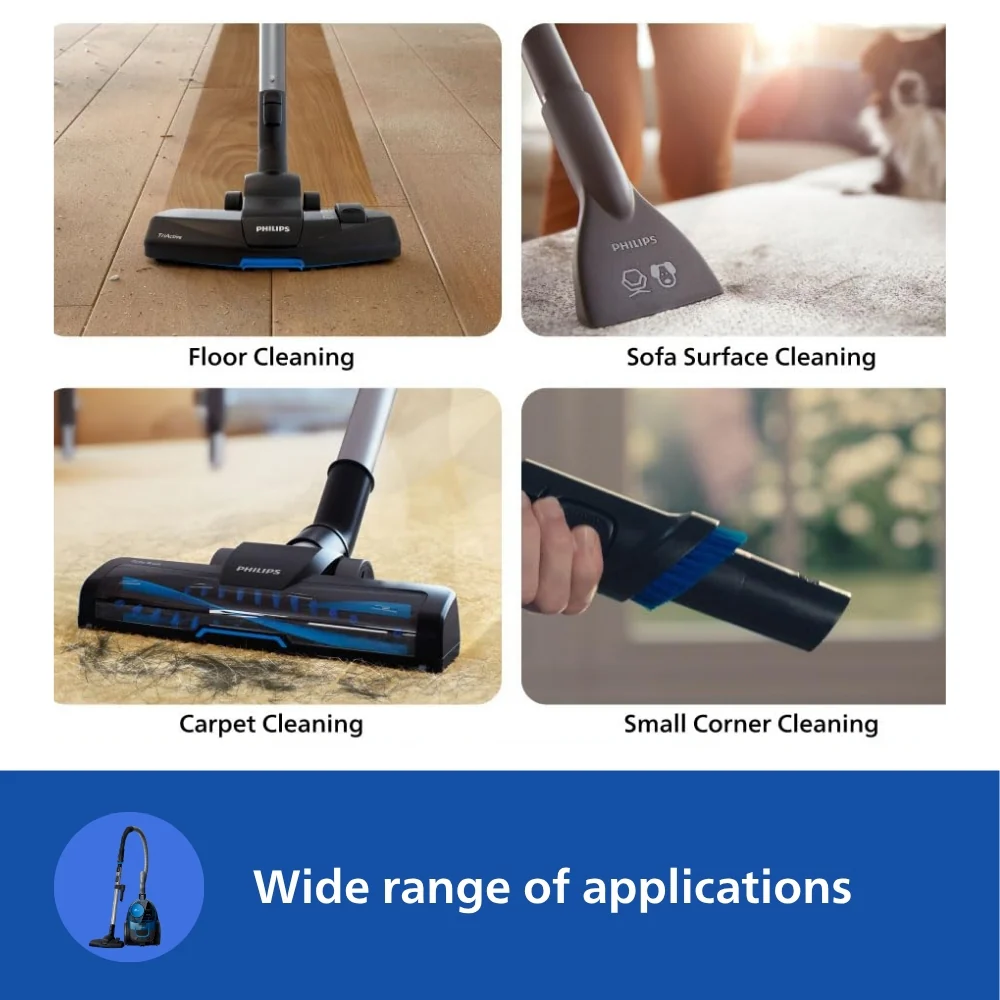Philips Compact Vacuum Cleaner 1900W - FC9352/01 - Image 4
