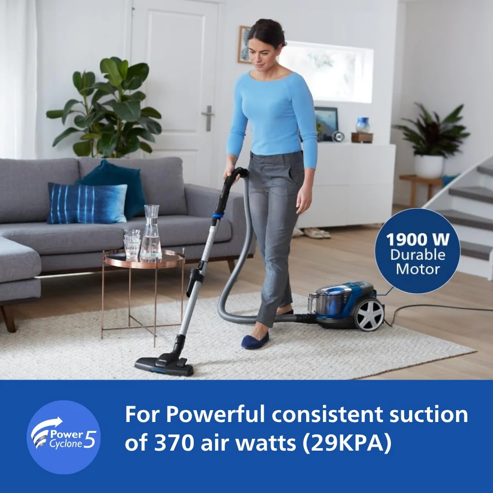 Philips Compact Vacuum Cleaner 1900W - FC9352/01 - Image 5