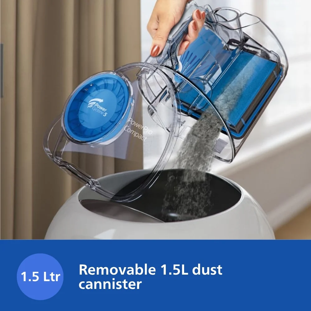 Philips Compact Vacuum Cleaner 1900W - FC9352/01 - Image 6