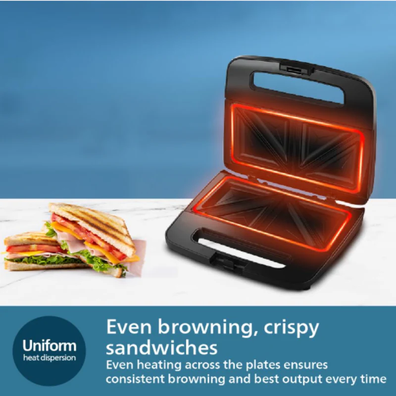 Philips Sandwich Maker XL Sized HD2288/00 - Image 4