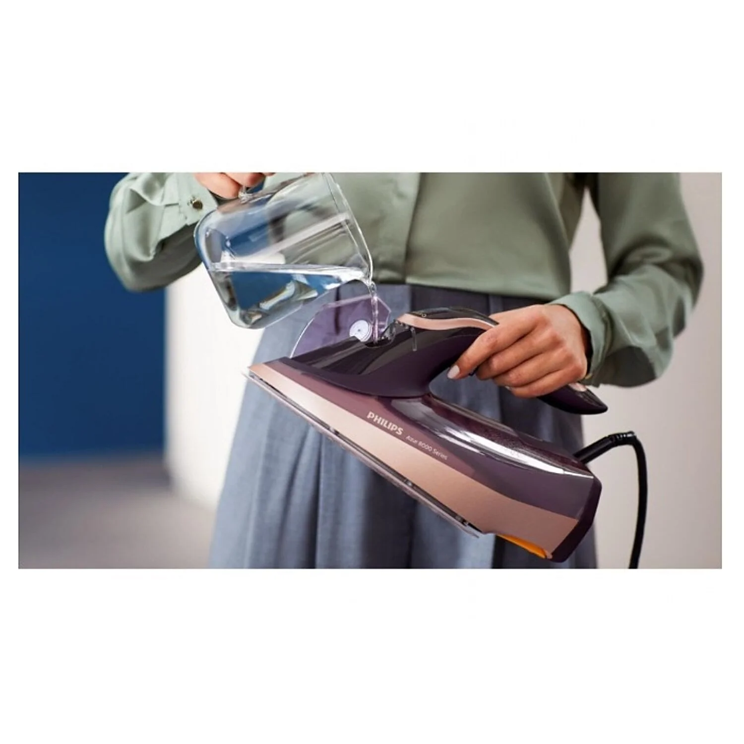 Philips Steam Iron 3000W with Intelligent Steam - DST8040/30 - Image 4