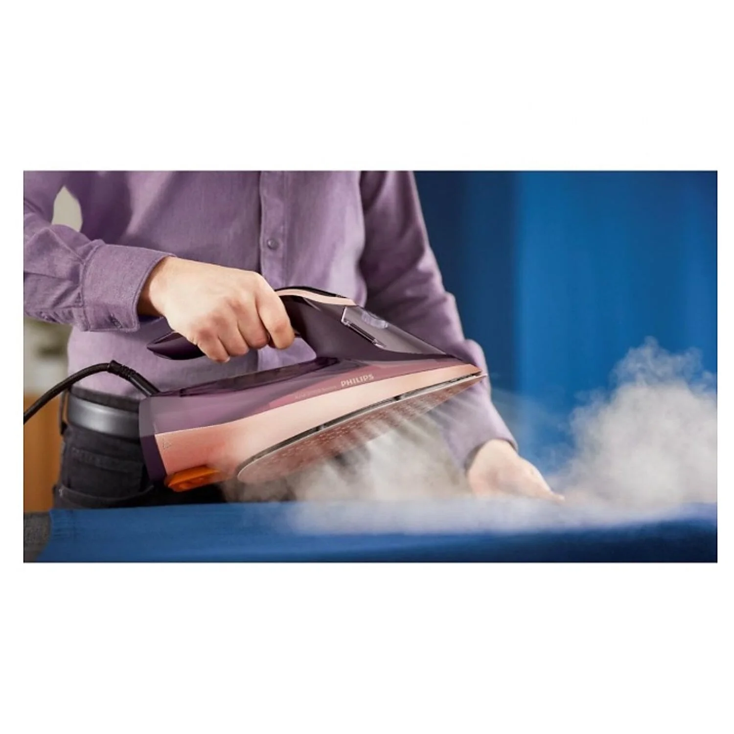 Philips Steam Iron 3000W with Intelligent Steam - DST8040/30 - Image 6