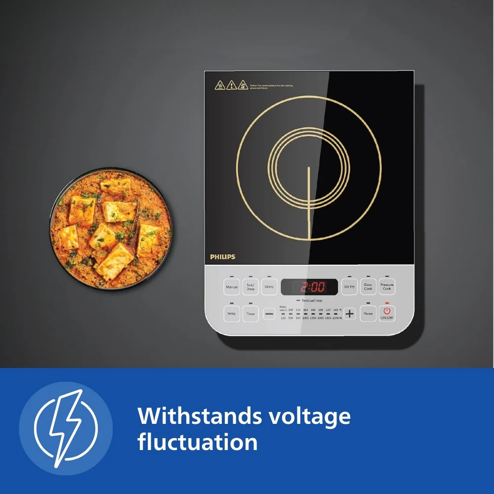 Philips Induction Cooktop 2100W for Fast Cooking - HD4928/01 - Image 6