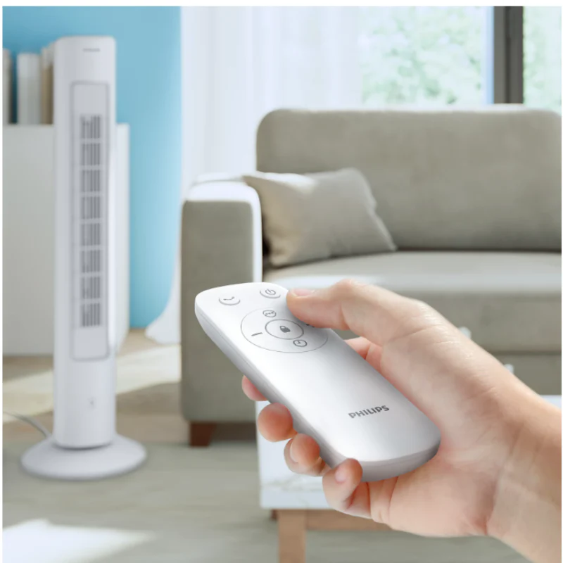 Refurbished Philips Bladeless Technology Tower Fan with Touchscreen Panel and Remote Control - CX5535/00 - Image 3