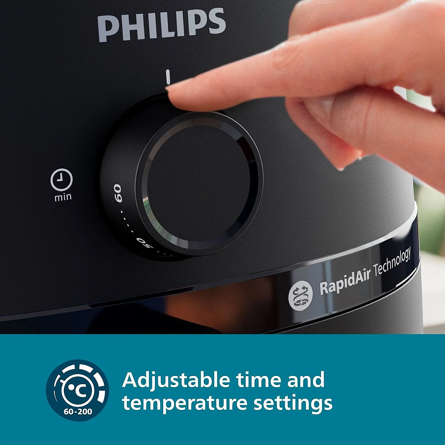 Refurbished Philips 4.2 Litre Airfryer with Rapid Air Technology - NA120/00 - Image 8