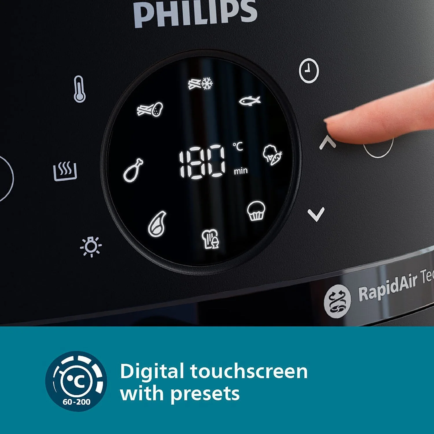 Refurbished Philips 6.2 Liter Airfryer with Rapid Air Technology and Cooking window - NA231/00 - Image 6