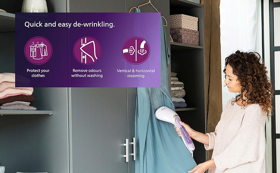 Refurbished Philips Steam&Go Handheld Garment Steamer - GC360/30 - Image 6