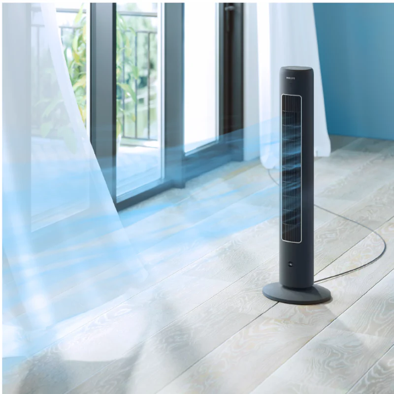 Refurbished Philips High Performance Bladeless Technology Tower Fan with Touchscreen Panel and Remote Control - CX5535/11 - Image 2