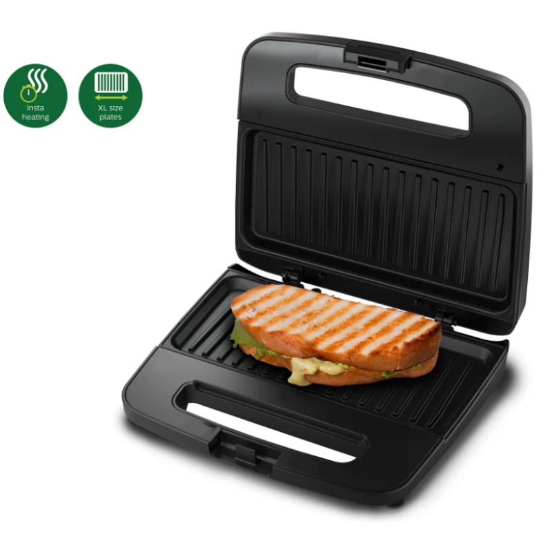 Refurbished Philips Panini Sandwich Maker XL Sized HD2289/00 - Image 4